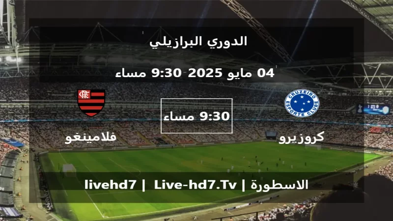 مباراة كروزيرو و فلامينغو - الدوري البرازيلي