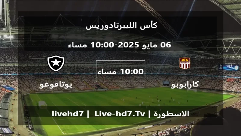 مباراة كارابوبو و بوتافوغو - كأس الليبرتادوريس مباراة كارابوبو و بوتافوغو - كأس الليبرتادوريس