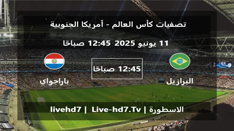 مباراة البرازيل و باراجواي - تصفيات كأس العالم - أمريكا الجنوبية مباراة البرازيل و باراجواي - تصفيات كأس العالم - أمريكا الجنوبية
