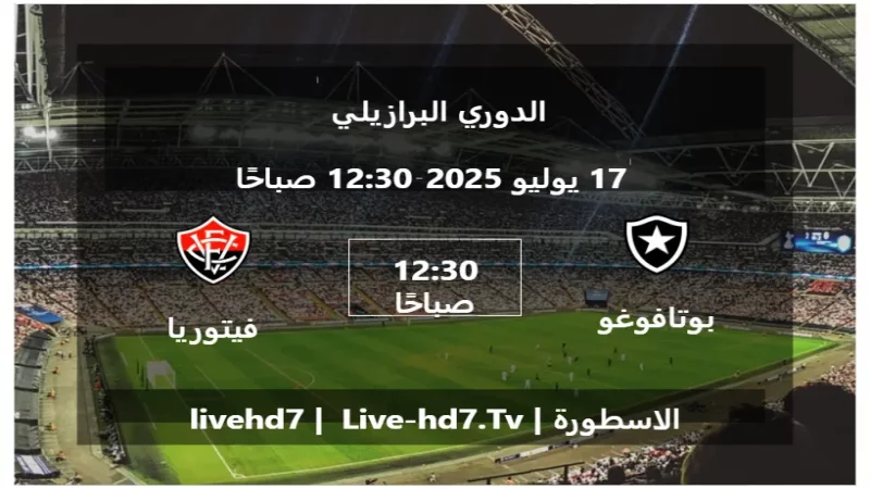 مباراة بوتافوغو و فيتوريا - الدوري البرازيلي مباراة بوتافوغو و فيتوريا - الدوري البرازيلي