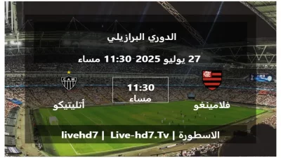 مباراة فلامينغو و أتليتيكو مينيرو – الدوري البرازيلي